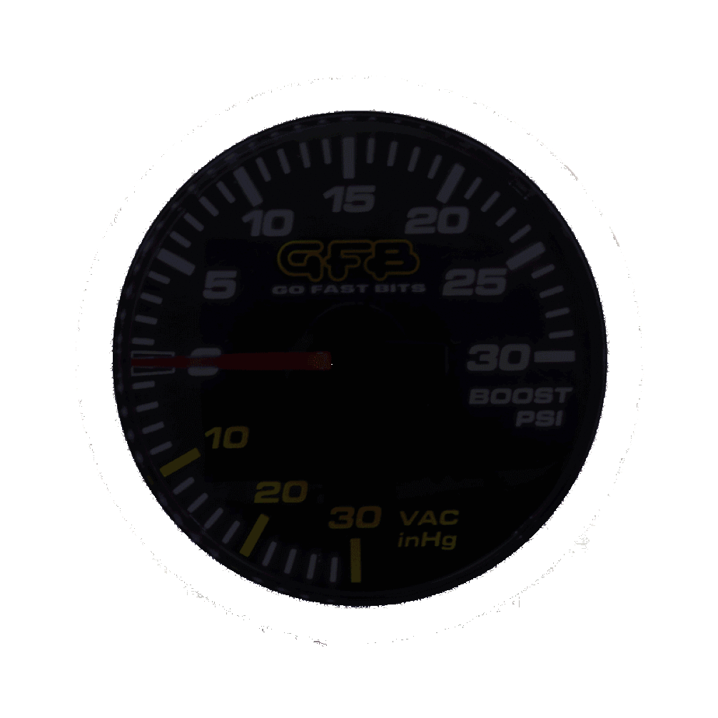 GFB 52mm Boost Gauge 30psi