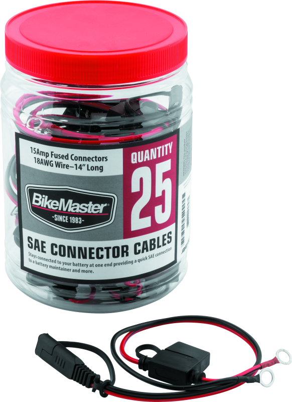 BikeMaster SAE Wire w/Fuse - 25 Piece Tub