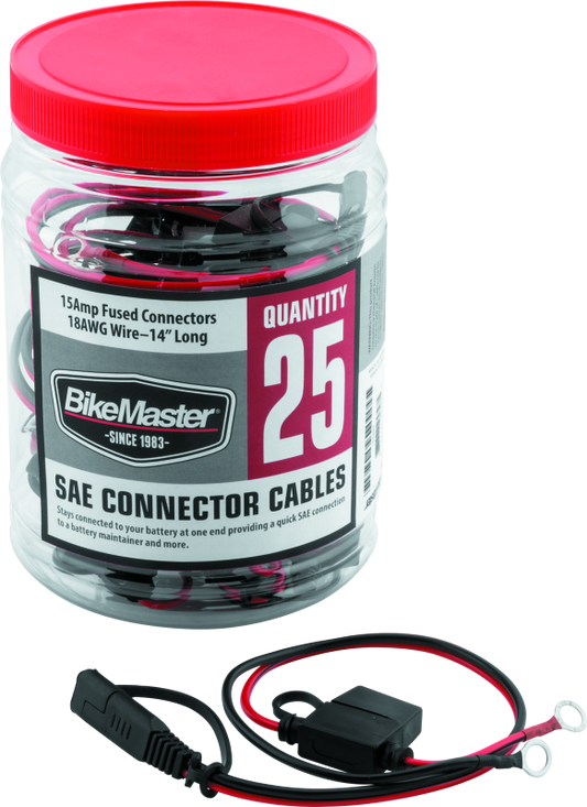 BikeMaster SAE Wire w/Fuse - 25 Piece Tub