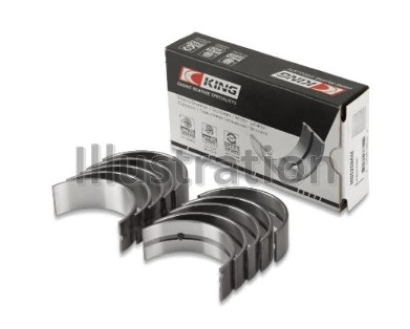 King Engine Bearings Acura F22B1/Honda F22A1/F22A6/F22B1/F22B2/F22B6 Main Bearing Set - Size STD