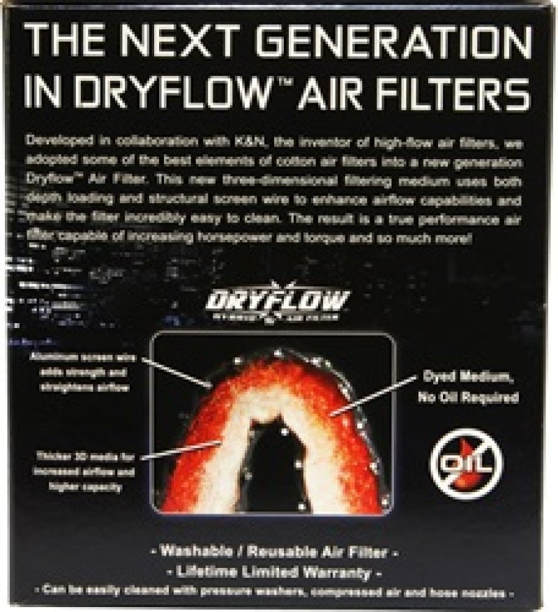 AEM Dryflow Air Filter Conical 5.5in Base OD x 4.75in Top OD x 5in Height